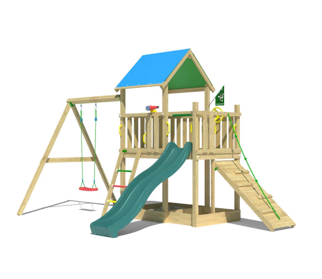 Jungle Manor | Wooden climbing frame with swing Jungle Manor | Wooden climbing frame with swing