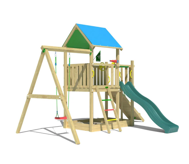 Jungle Manor | Wooden climbing frame with swing Jungle Manor | Wooden climbing frame with swing