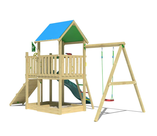 Jungle Manor | Wooden climbing frame with swing Jungle Manor | Wooden climbing frame with swing