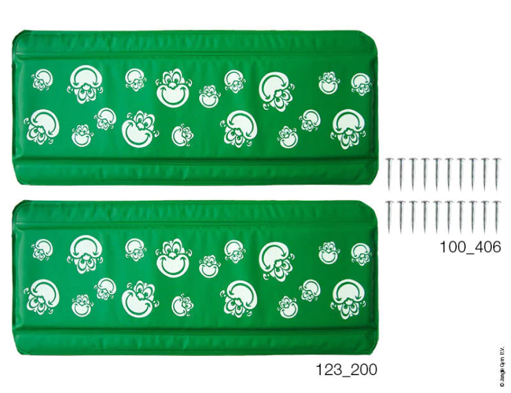 Bumper Pad Green (2 pcs) Bumper Pad Green (2 pcs)