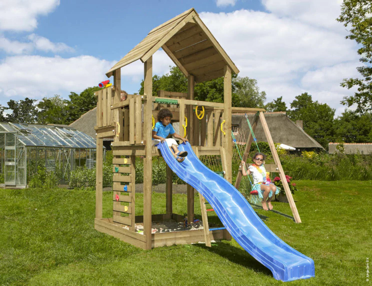 Jungle Palace | Wooden climbing frame with swing Jungle Palace | Wooden climbing frame with swing