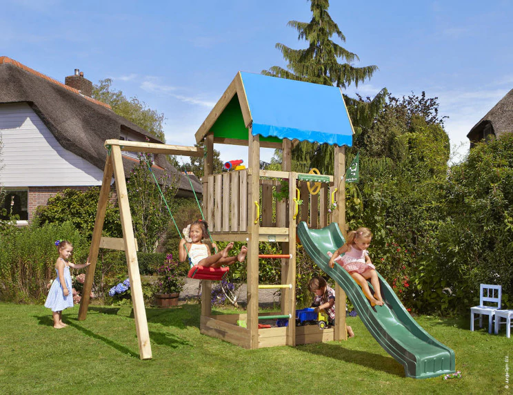 Jungle Home | Wooden climbing frame with swing Jungle Home | Wooden climbing frame with swing