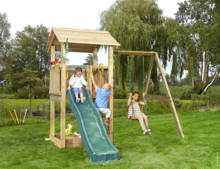 Jungle Casa | Wooden climbing frame with swing Jungle Casa | Wooden climbing frame with swing