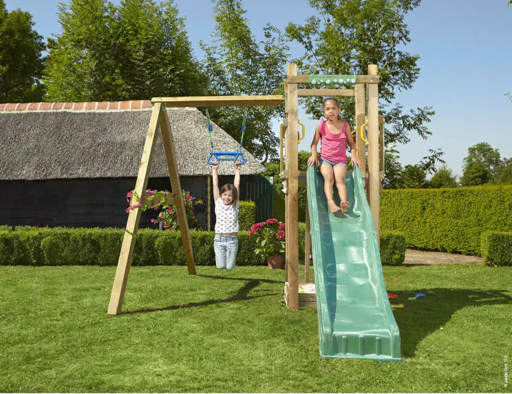 Jungle Tower | Wooden climbing frame with swing Jungle Tower | Wooden climbing frame with swing