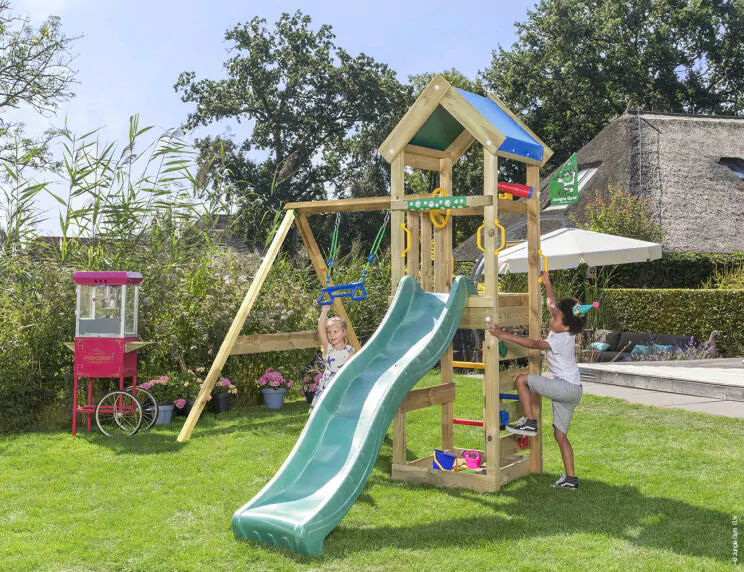 Jungle Patio | Wooden climbing frame with swing Jungle Patio | Wooden climbing frame with swing
