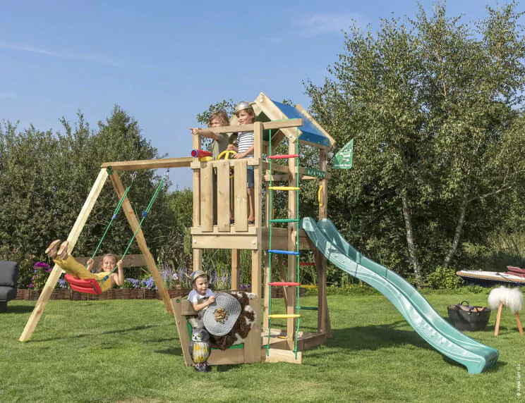 Jungle Viking | Wooden climbing frame with swing Jungle Viking | Wooden climbing frame with swing
