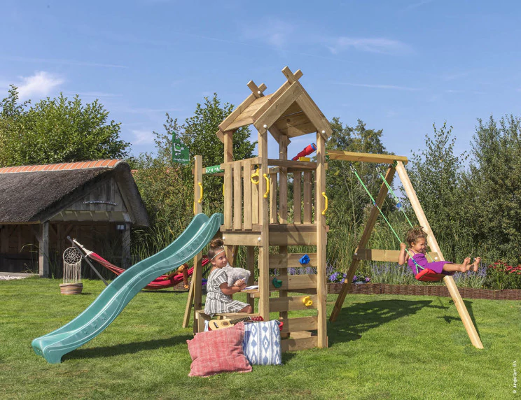 Jungle Teepee | Wooden climbing frame with swing Jungle Teepee | Wooden climbing frame with swing