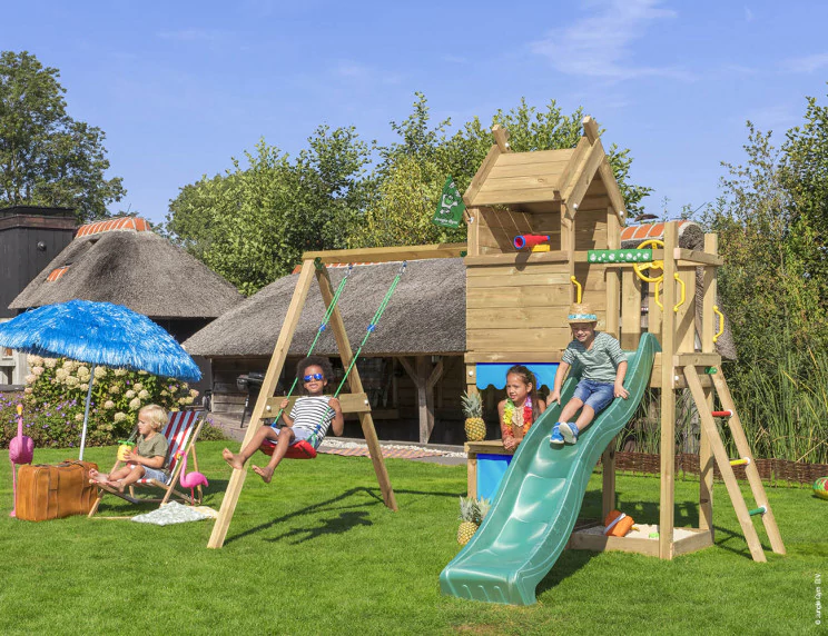 Jungle Resort | Tower playhouse with swing Jungle Resort | Tower playhouse with swing