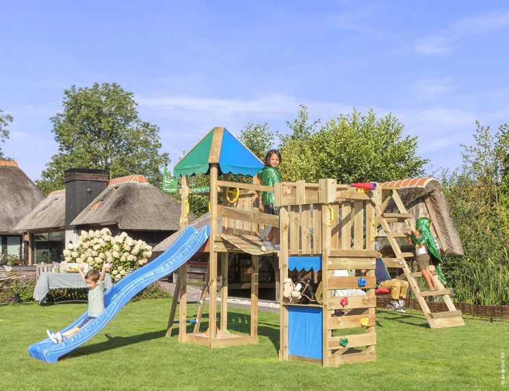 Jungle Explorer | Wooden climbing frame with swings & climbing net Jungle Explorer | Wooden climbing frame with swings & climbing net
