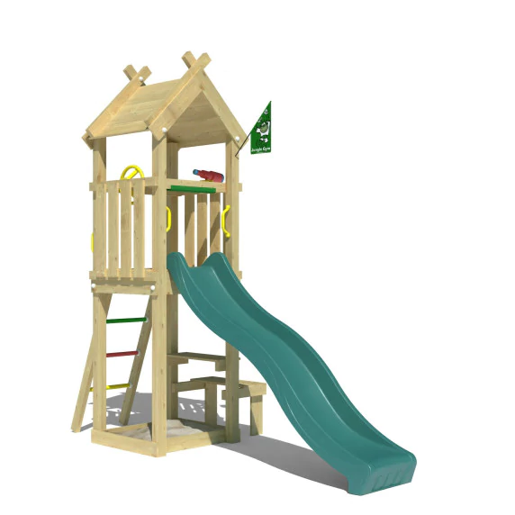 Jungle Totem | Wooden climbing frame with slide & picnic table Jungle Totem | Wooden climbing frame with slide & picnic table