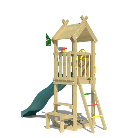 Jungle Totem | Wooden climbing frame with slide & picnic table Jungle Totem | Wooden climbing frame with slide & picnic table