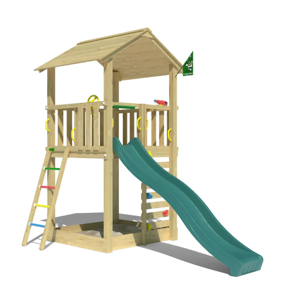 Jungle Sierra | Wooden climbing frame with slide Jungle Sierra | Wooden climbing frame with slide