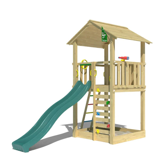 Jungle Sierra | Wooden climbing frame with slide Jungle Sierra | Wooden climbing frame with slide