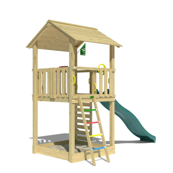 Jungle Sierra | Wooden climbing frame with slide Jungle Sierra | Wooden climbing frame with slide