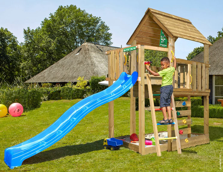 Jungle Cubby | Wooden climbing frame with slide Jungle Cubby | Wooden climbing frame with slide