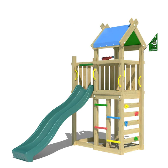 Jungle Nomad | Wooden climbing frame with slide Jungle Nomad | Wooden climbing frame with slide
