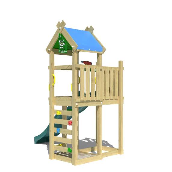 Jungle Nomad | Wooden climbing frame with slide Jungle Nomad | Wooden climbing frame with slide