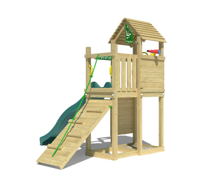 Jungle Roamer | Wooden climbing frame with slide Jungle Roamer | Wooden climbing frame with slide