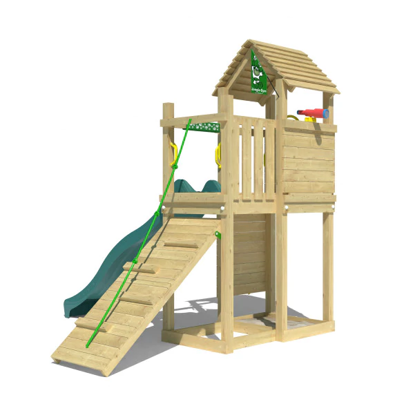 Jungle Roamer | Wooden climbing frame with slide Jungle Roamer | Wooden climbing frame with slide
