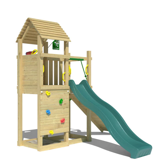 Jungle Roamer | Wooden climbing frame with slide Jungle Roamer | Wooden climbing frame with slide