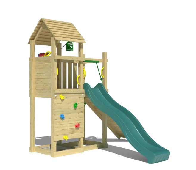 Jungle Roamer | Wooden climbing frame with slide Jungle Roamer | Wooden climbing frame with slide