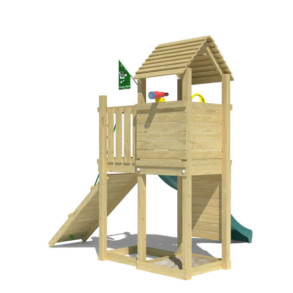 Jungle Roamer | Wooden climbing frame with slide Jungle Roamer | Wooden climbing frame with slide