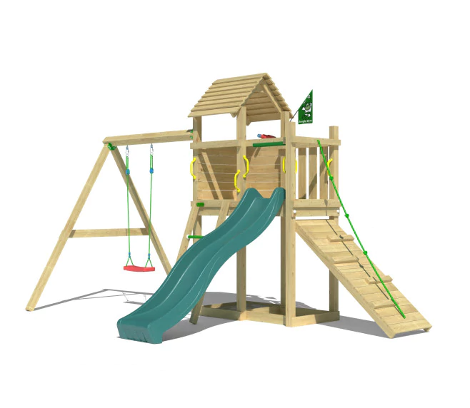 Jungle Cove | Tower playhouse with swing Jungle Cove | Tower playhouse with swing