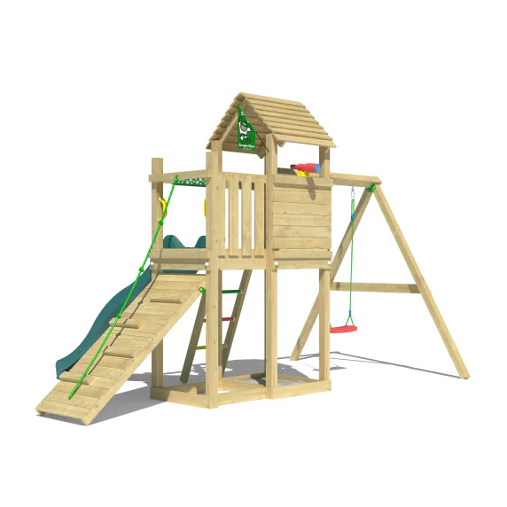 Jungle Cove | Tower playhouse with swing Jungle Cove | Tower playhouse with swing