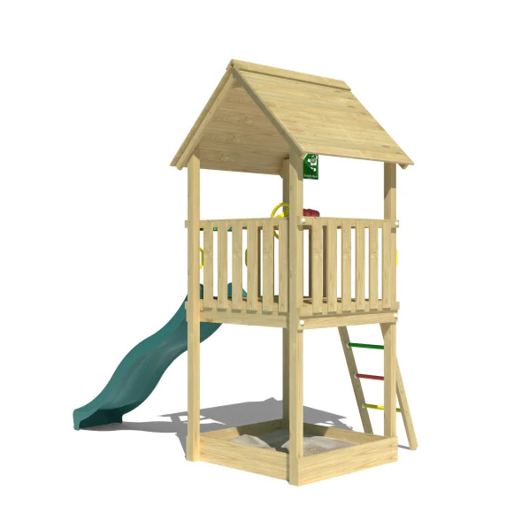 Jungle Club | Wooden climbing frame with slide Jungle Club | Wooden climbing frame with slide