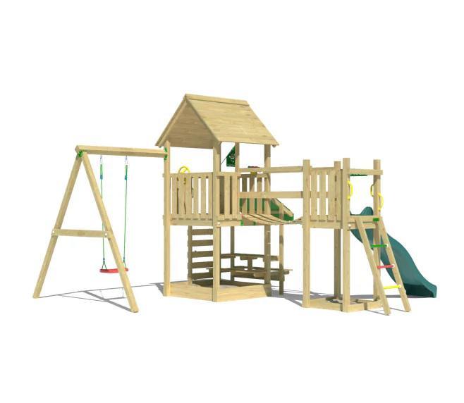 Jungle Bay | Wooden climbing frame with swing Jungle Bay | Wooden climbing frame with swing