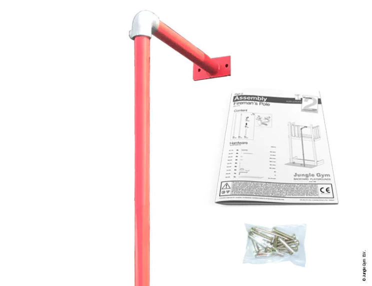 Fireman's Pole Red Fireman's Pole Red