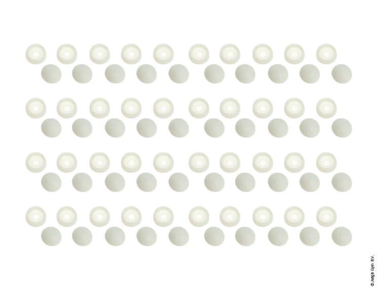 Bolt Cap Set (40 pieces) - White Bolt Cap Set (40 pieces) - White