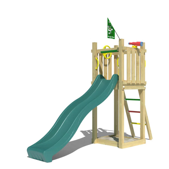 Jungle Tower | Wooden climbing frame with slide Jungle Tower | Wooden climbing frame with slide