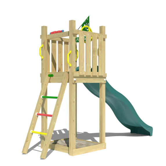 Jungle Tower | Wooden climbing frame with slide Jungle Tower | Wooden climbing frame with slide