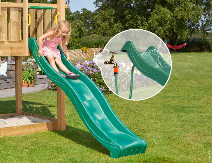 Jungle Club | Wooden climbing frame with slide & clatter bridge Jungle Club | Wooden climbing frame with slide & clatter bridge