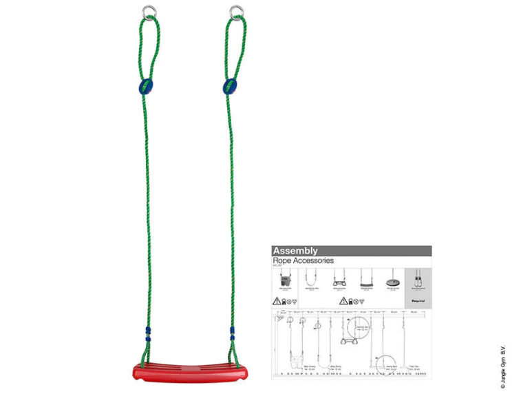 Swing Seat Kit Red Swing Seat Kit Red