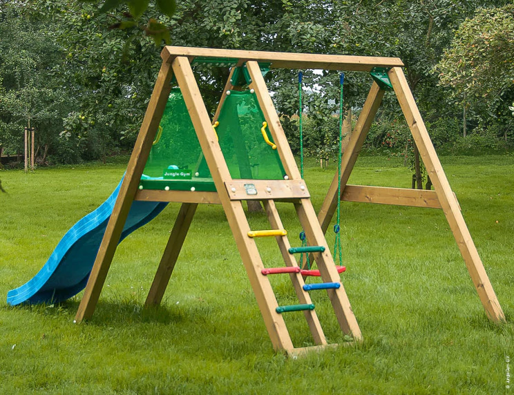Jungle Peak | Wooden climbing frame with swing Jungle Peak | Wooden climbing frame with swing