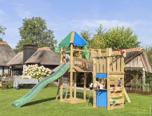 Jungle Explorer | Wooden climbing frame with swing