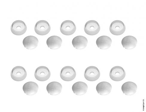 Bolt Cap Set (10 pieces) - White