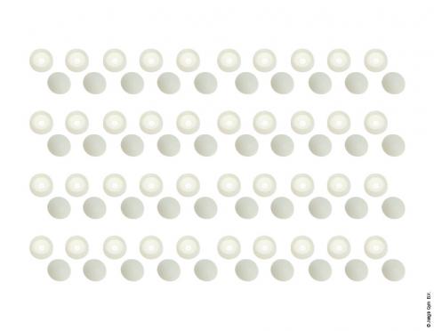 Bolt Cap Set (40 pieces) - White