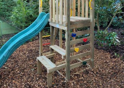 Jungle Gym Climbing Frame with Picnic table