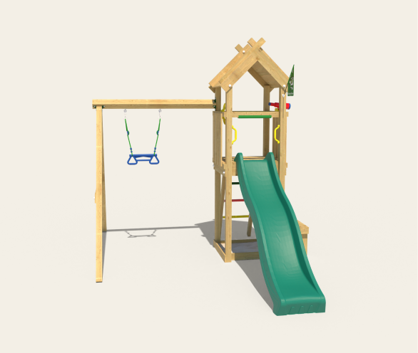 Climbing frames for small gardens